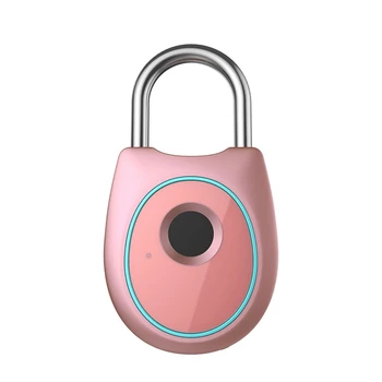

AM05-Portable Smart Fingerprint Lock Electric Biometric Door Lock USB Rechargeable IP65 Waterproof Home Door Bag Luggage Lock