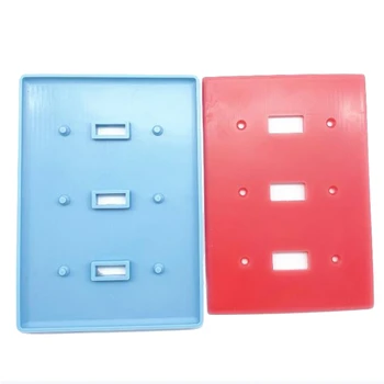 

DIY Crafts Jewelry Epoxy Resin Mold Switch Socket Panel Casting Silicone Mould