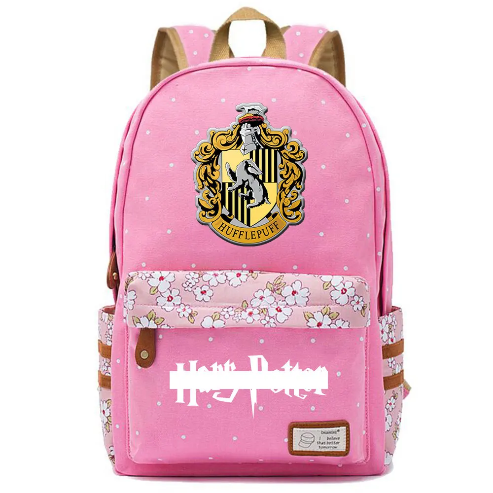 F0301 Горячая Волшебная школа Ravenclaw Орел детская школьная сумка для девочек Женская сумка рюкзак для подростков холщовый женский рюкзак