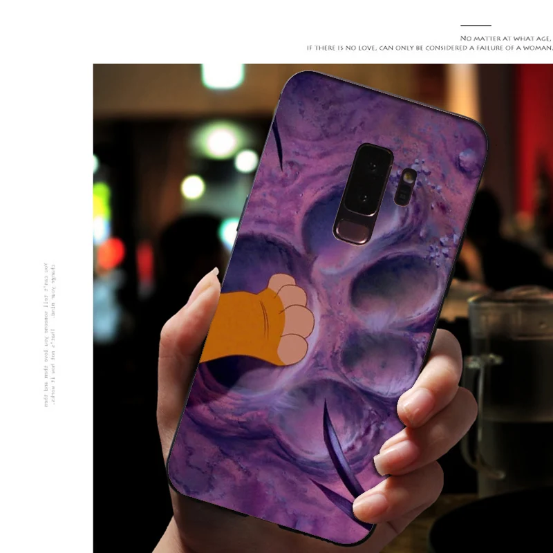A12 Мягкий силиконовый чехол для телефона samsung Galaxy S10 E S9 S8 Plus S6 S7 Edge S10e, черный чехол из ТПУ с рисунком «Король льва свинья» - Цвет: A12