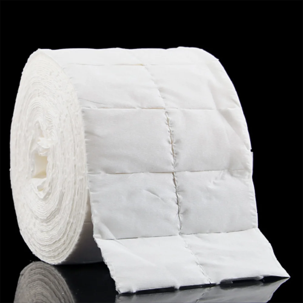300/500Pcs Cleaner Nail Degreaser Cotton Wipes Gel Polish Glue Remover Lint-free Napkins Manicure Nails Art Accessories Tools