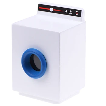 

1Pc 1:12 Dollhouse Miniature Electric Washing Machine for Doll House Decoration
