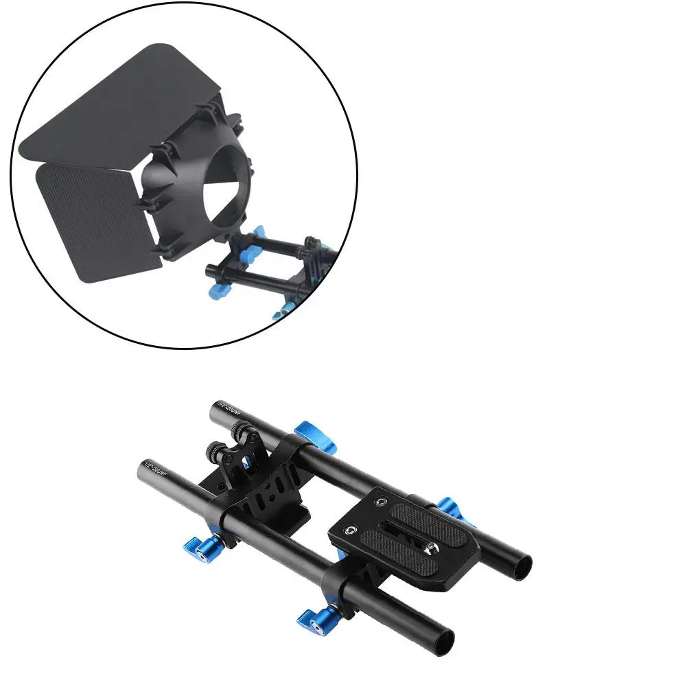 

ALLOYSEED Aluminium Alloy DSLR SLR Camera DV Slider Track 1/4 3/8 Thread Tripod Mount Video Stabilizer Tracking Rail Studio Prop
