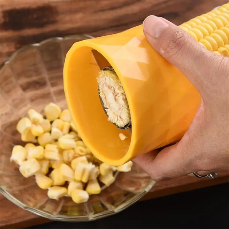 Новинка устройство для зачистки кукурузы плоская Овощечистка Cob инструмент