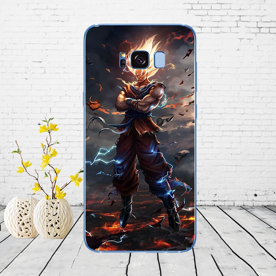Мягкий силиконовый чехол для samsung Galaxy S6 S7 edge S8 S9 S10 plus A70 A50 чехол 79DD Dragon Ball z goku - Цвет: 13