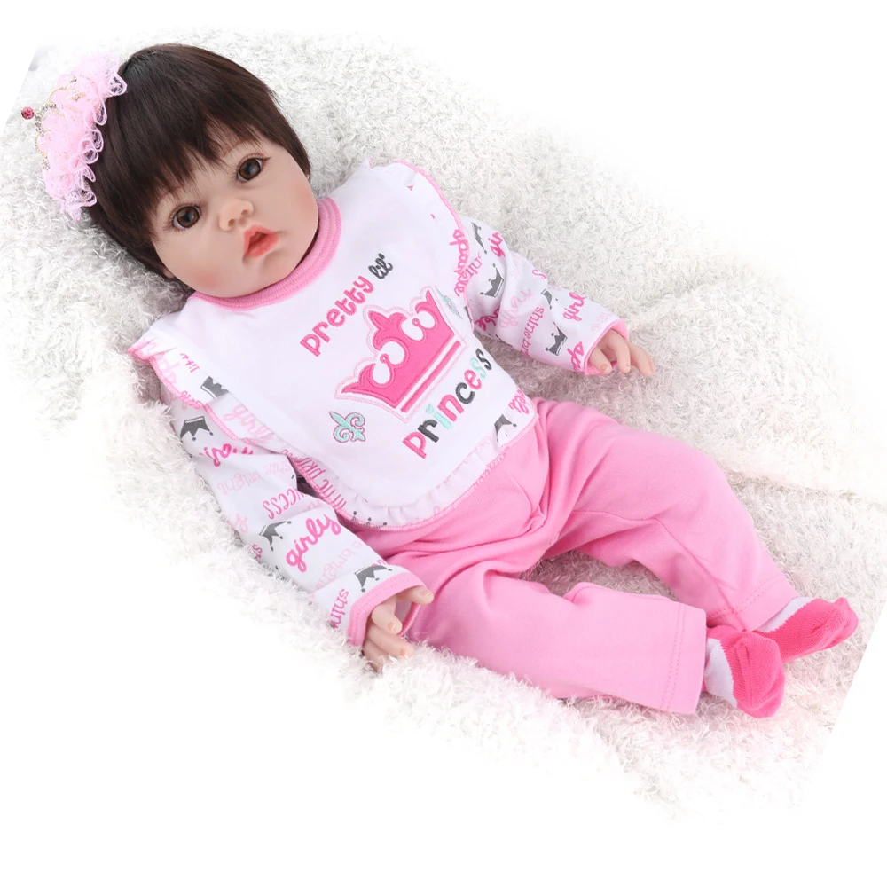 Маленькая принцесса bebe reborn, мягкие силиконовые куклы для новорожденных, 50 см, NPK кукла, детский подарок, кукла-Реборн, игрушки