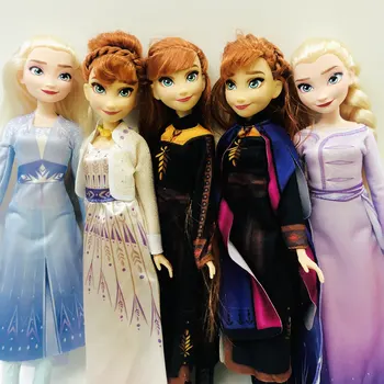 

new 28cm Beautiful Princess Long Hair Cinderella Snow and Ice Princess Movie doll Quality princess doll Girl Gift