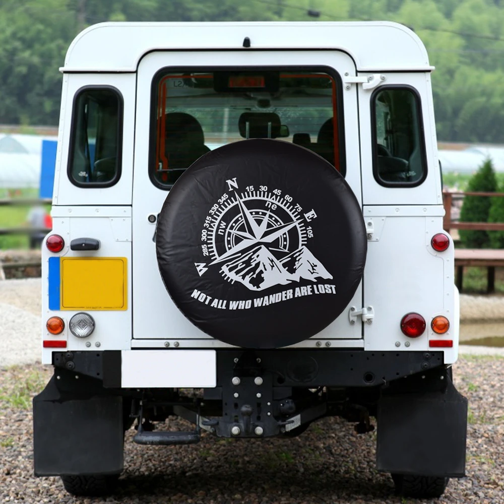 Funda protectora para rueda de repuesto de coche Land Rover, bolsa de cuero de PVC resistente, para Defender Freelander 2 DC100 Freelander|Accesorios de neumático| AliExpress