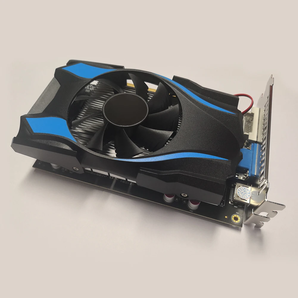 Gaming Graphics Card R7350 2GB DDR5 128bit Graphics Card with Cooling Fan HDMI-compatible+VGA+DVI Interface