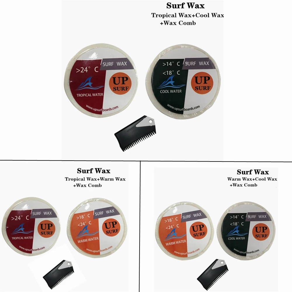 Surf Warm Water Wax/tropical Wax/cool Wax+surf Wax Comb Surf Wax For