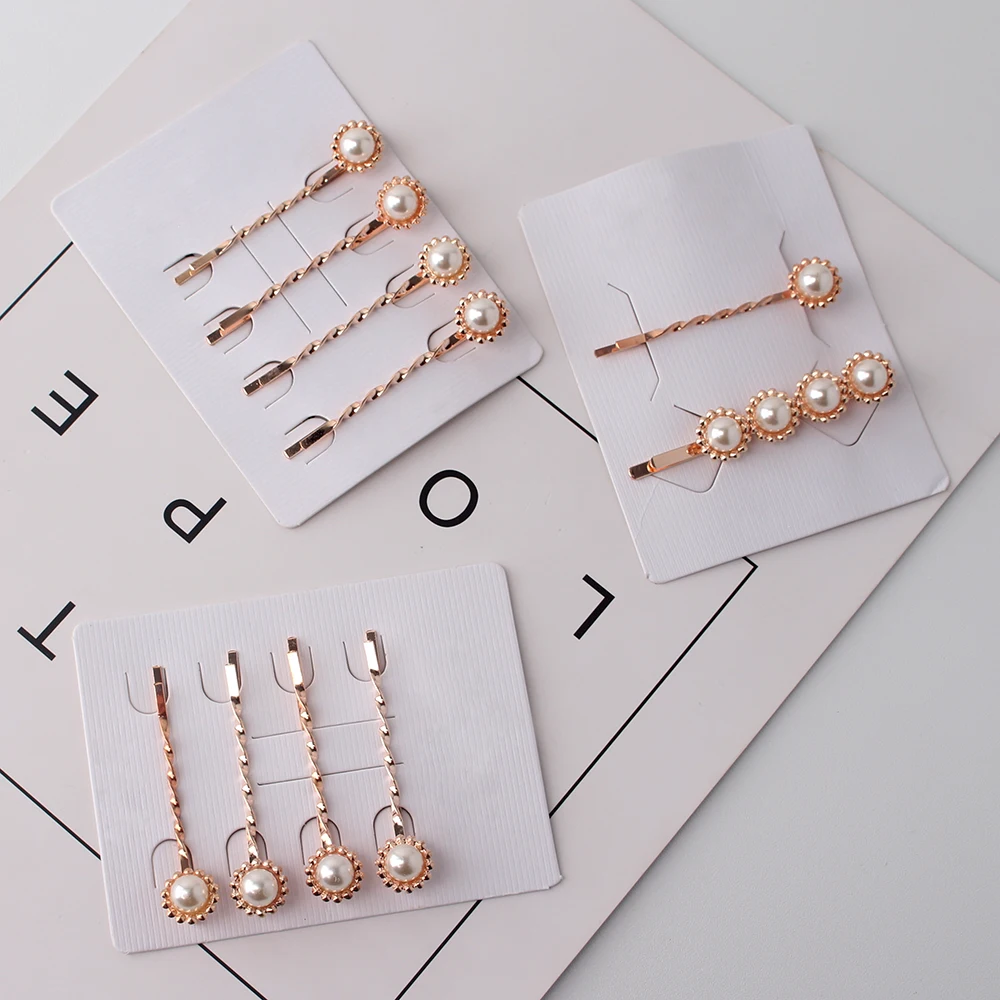 Заколка для волос с жемчугом повязка на голову аксессуар учебы matel 1