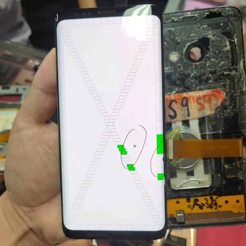 ЖК дисплей для Samsung Galaxy S9 G960 G960F сенсорный экран с дигитайзером в сборе