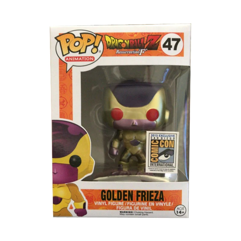 Funko Dragon Ball Golden Frieza 47 # ПВХ фигурка Коллекция Модель игрушки для детей подарок на