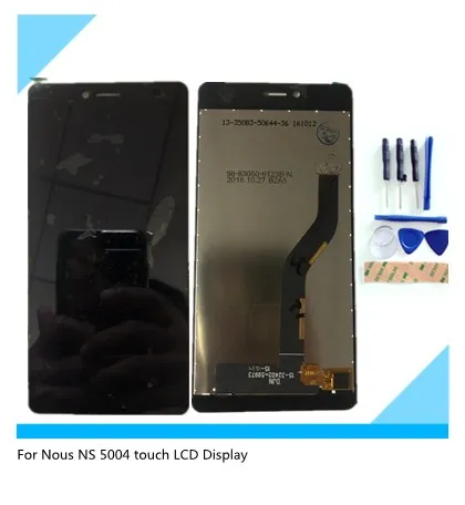 100% Новый сенсорный ЖК дисплей для Nous NS 5004 + цифровой преобразователь сенсорного