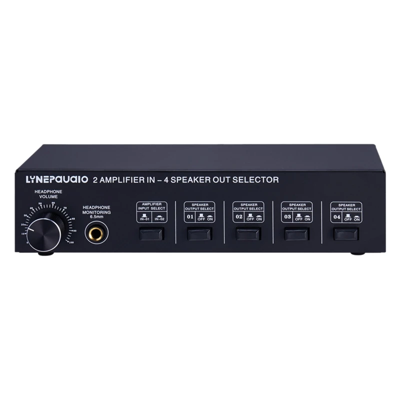 LYNEPAUAIO o Switcher 2 Input 4 Output Power