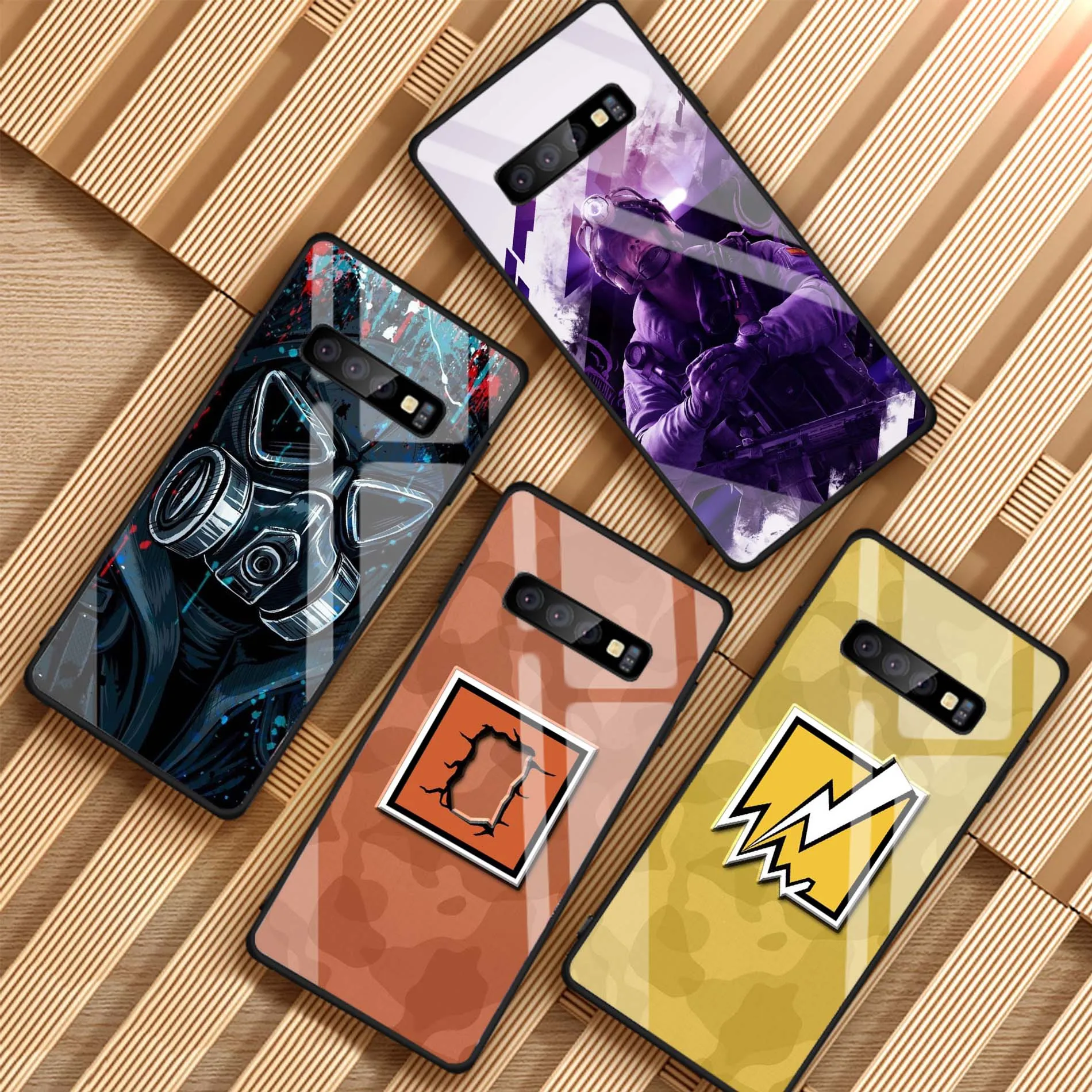 Чехол из закаленного стекла для Samsung Galaxy S8 S9 S10 Note 8 9 A6 A7 J6 J8 Plus | Мобильные телефоны