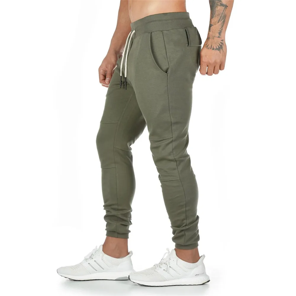 Joggers Sweatpants Men Casual Pants Solid Color Gyms Fitness Workout Sportswear Trousers Autumn Winter Male Crossfit Track Pants 8