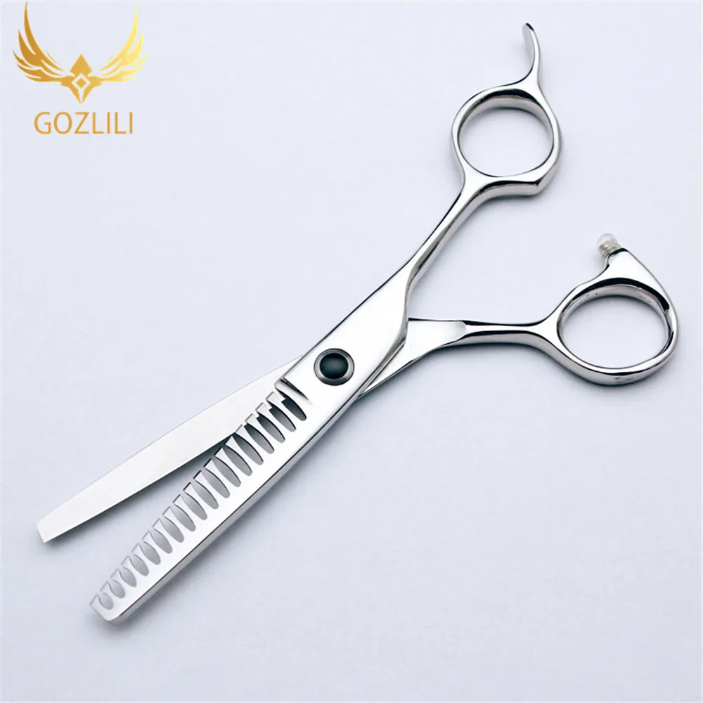 GOZLILI Professional Hairdressing Scissors 18 Teeth Fishbone Big Tooth Seemless ThinningBlendingTexturing Shear Hair Scissors (6)