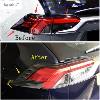 

Lapetus Accessories For TOYOTA RAV4 RAV 4 XA50 2019 2020 ABS Rear Trunk Tail Lights Lamp Eyelid Eyebrow Molding Cover Kit Trim