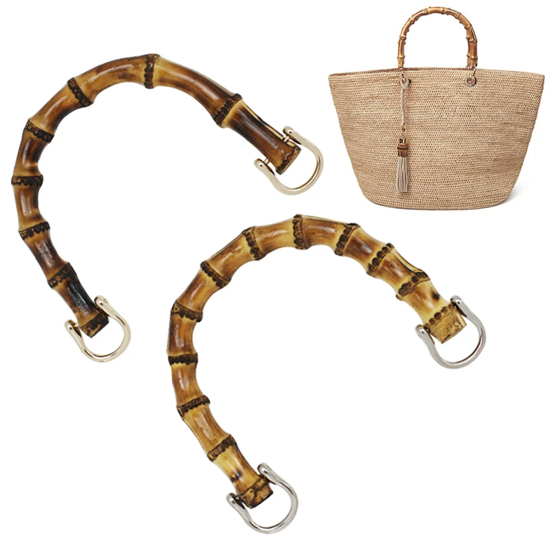 2Pcs/1pcs Hot Bestselling Plastic Bag Handle For Handbag Handcrafted DIY Bags Accessories With Link Buckle Handle for Lady Purse