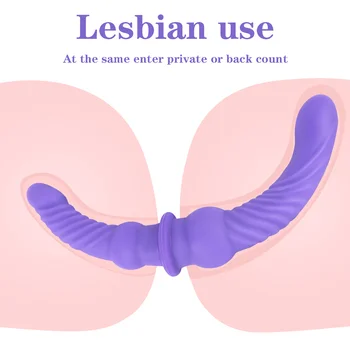 Thick Double Penetration Dildo Strapon For Lesbian Couples Long Two Headed Ended Phalos Anal Masturbation Women To Man 6