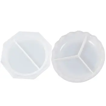 

DIY Crystal Epoxy Mold High Mirror Storage Box Silicone Mould Pendant Decoration