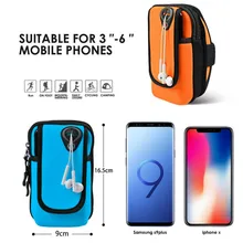 Новое мобильное зарядное устройство чехол для телефона на руку Спорт на открытом воздухе Фитнес наручные сумка Палм-чехол для телефона на руку негабаритных 6 дюймов чехол для телефона на руку подходит для нарукавная повязка для iphone повязка на руку