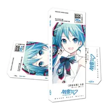 36 шт./компл. Хацунэ Мику Аниме Бумага Закладка для книги канцелярские принадлежности закладки книжные держатели карты сообщения подарочные канцелярские товары