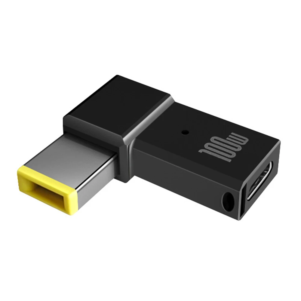 Type C Power Adapter Connector Female to DC Male Converter PD 100W Fast Charging for Lenovo PC | Компьютеры и офис