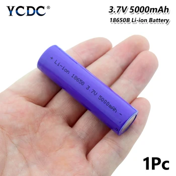 

Flat Top High Capacity 5000mah 18650 Li-ium Battery 3.7V Rechargeable Lithium Battery Li ion Cell For Audio Equipment Camera