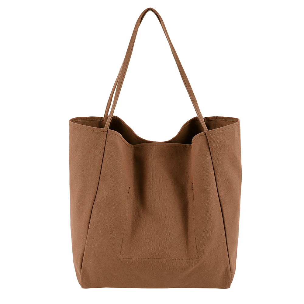 Женская Большой парусиновый многоразовая сумка для покупок Soild Экстра большая сумка для покупок Экологичная сумка на плечо для молодых девушек