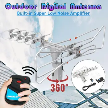 

360 Degree HD Digital Outdoor TV Antenna For Full VHF/UHF/DTV/HDTV/FM High Gain Strong Signal Outdoor TV Antenna