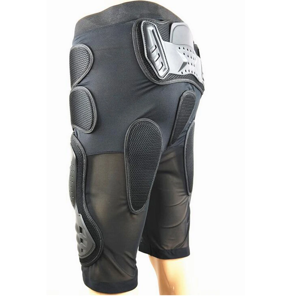 Skiing Racing Armor Pads Hips Legs Protector Short Pants Durable Universal Fits for Bicycle Motorcycle 