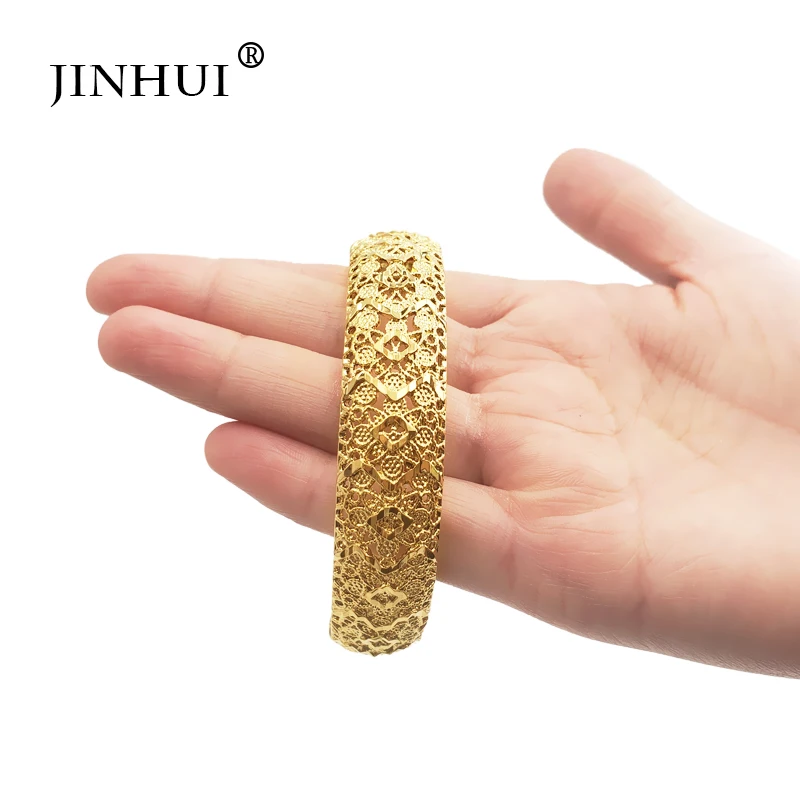 Jin Hui новые модные женские роскошные золотые ювелирные браслеты в эфиопском африканском стиле женский браслет в дубайском стиле вечерние свадебные подарки