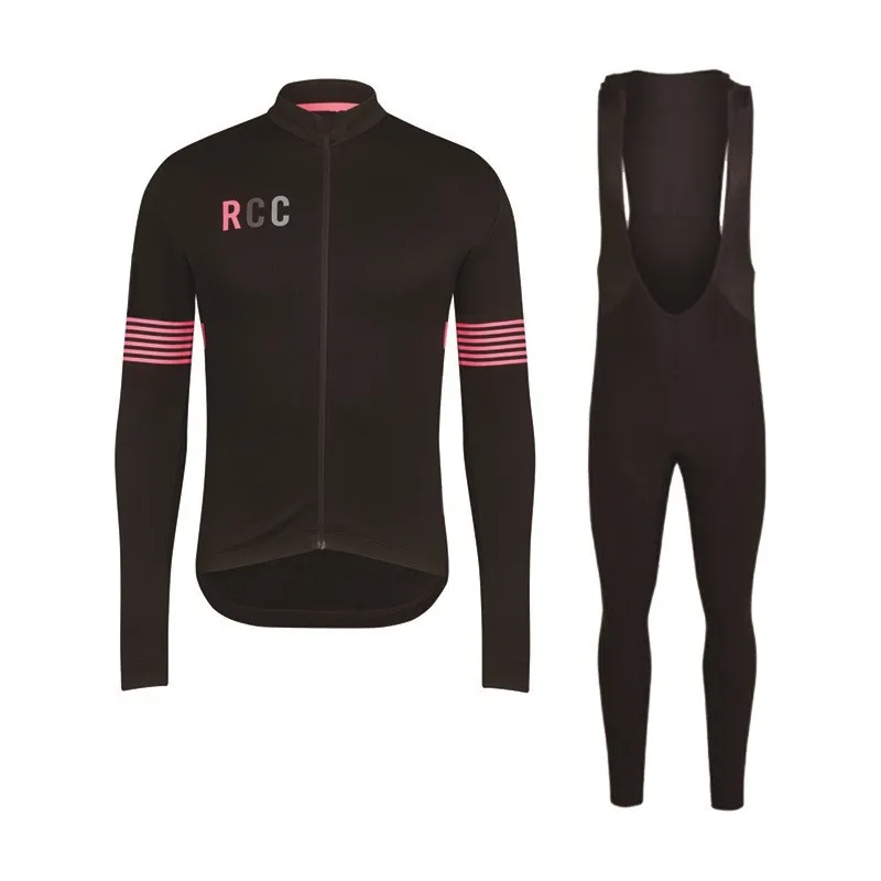 

2019 Pro Spring and Autumn Long Sleeve Cycling Jersey Set Bib MTB Bike Jersey Uniform Men's Clothes