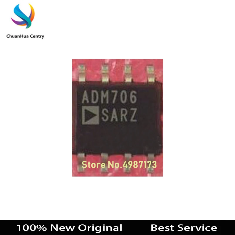 

10 шт./лот ADM706SARZ 100% Новый оригинальный телефон