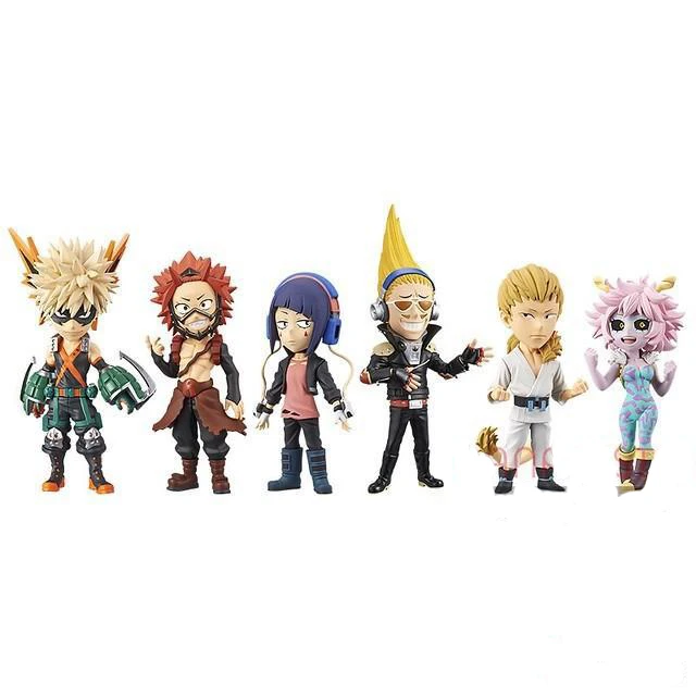 

Original Banpresto WCF My Hero Academia Figure set Bakugo Katsuki Kirishima Eijiro Collection model Figurals