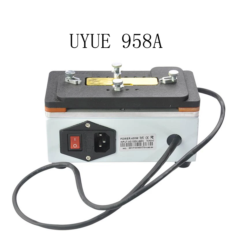 UYUE 958A Распайка паяльная станция нагревательная пластина для iPhone Материнская плата Процессор удалитель чип разборка 110 В 220 В Съемный