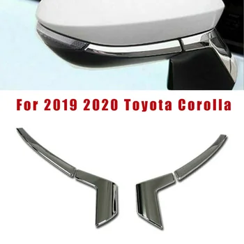 

Decor Mirror Cap Cover Side Rearview Molding For 2019 2020 Toyota Corolla Set