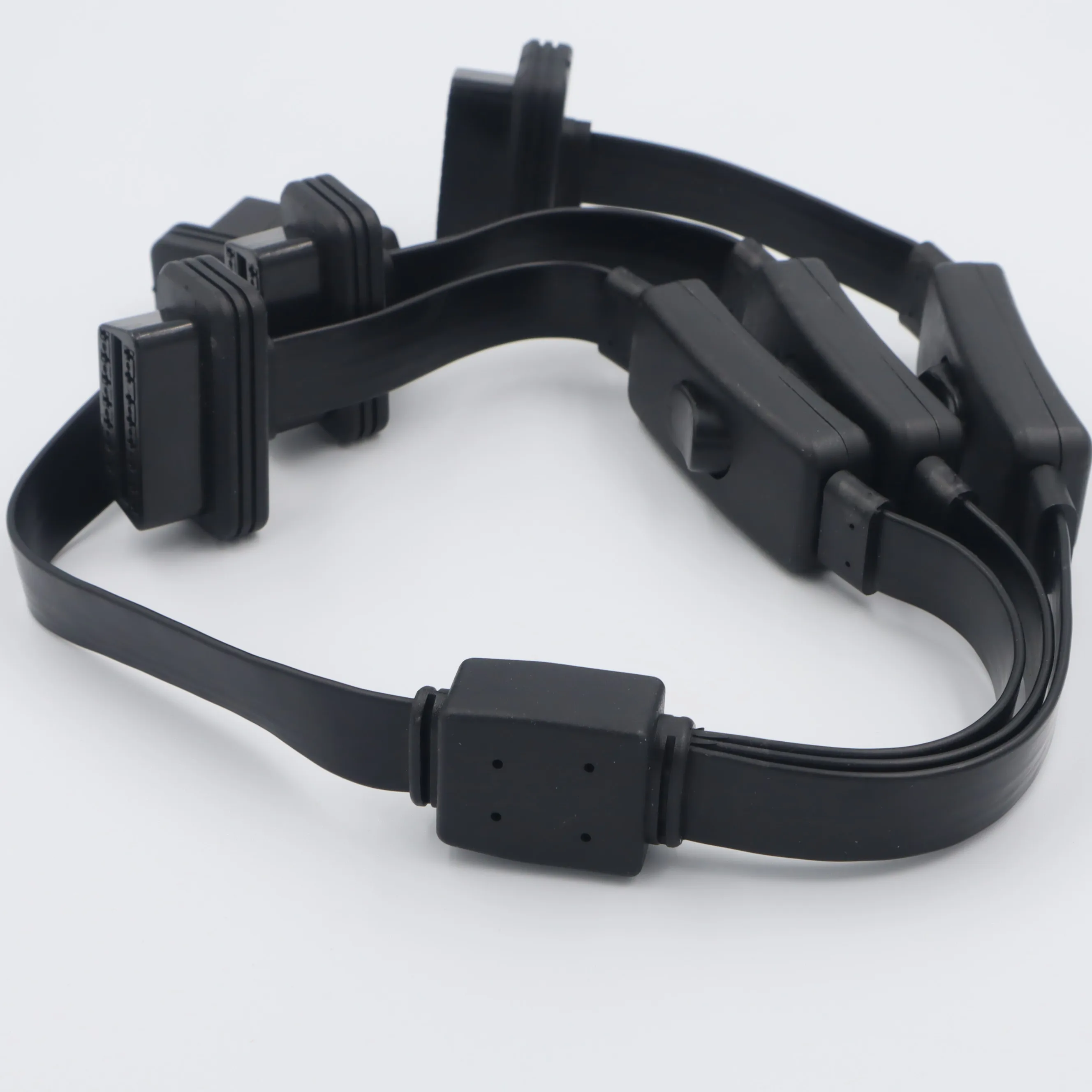 FINETRIP OBD2 16Pin сплиттер удлинитель 1 Папа и 3 мама ELM327 удлинитель 1 до 3 с переключателем питания 2 фута/60 см