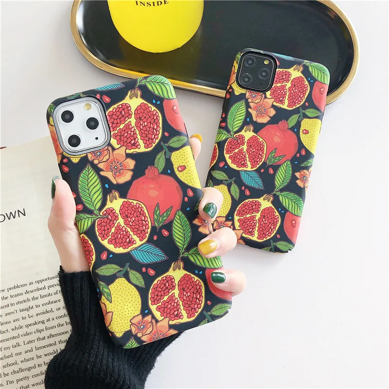 Жесткие чехлы с изображением свежих фруктов для iphone 11 Pro Max XR XS X чехол телефона 6S 6 7