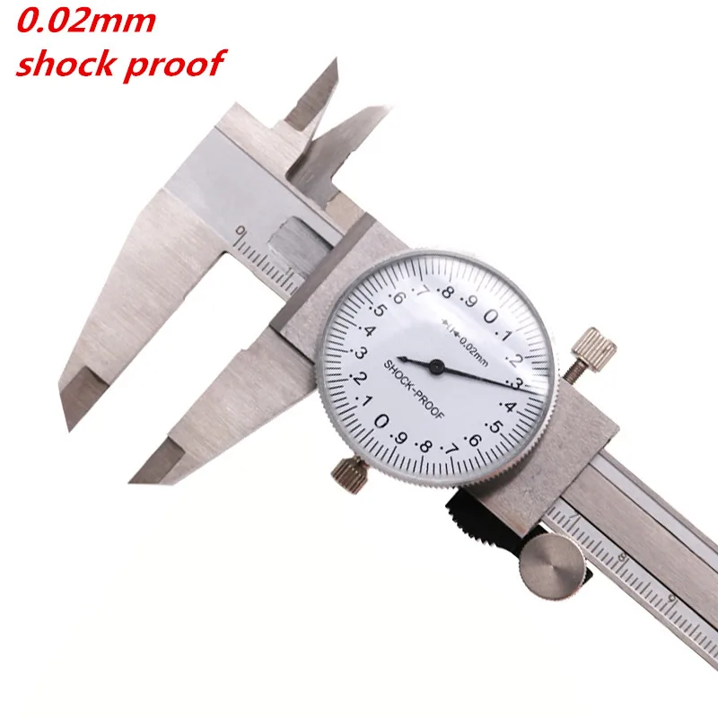 Metric Gauge Measuring Tool Dial Caliper 0 150mm 0.02mm Shock proof