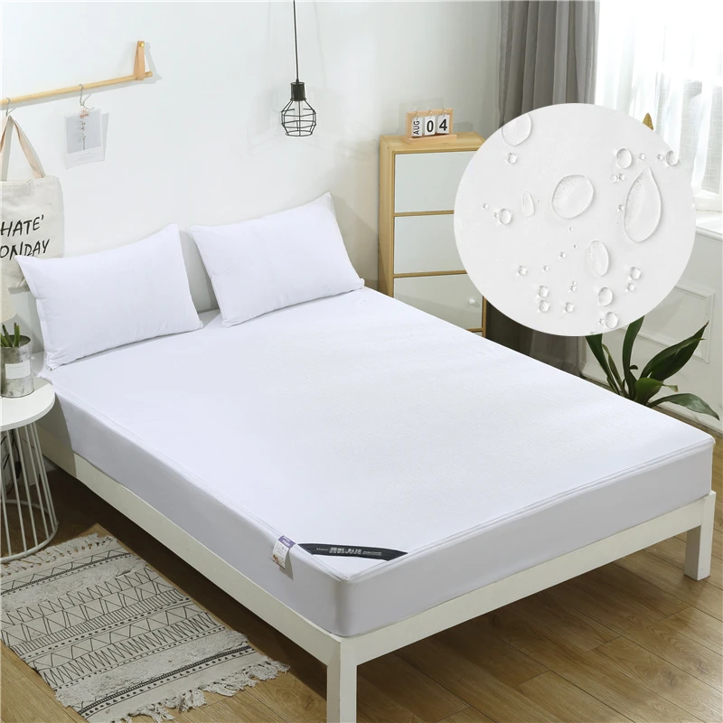 

Waterproof Mattress Cover Six sides full package Anti Mites Mattress Protector Cover Waterproof Bed Sheet Free shipping