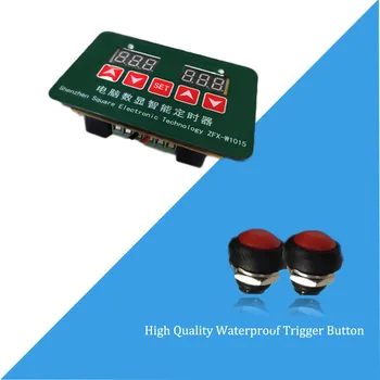 

Pymeter timer Digital Display Multifunctional Intermittent Cycle Time, Minutes, Hours, Switchable Intelligent Timer W1015