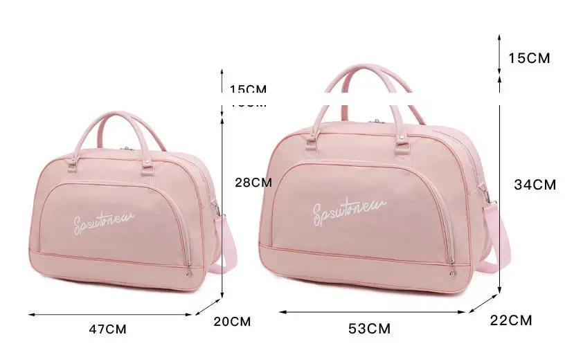 Fashion Women Luggage Handbag Large Capacity Floral Print Women Travel Bag Tote Duffle