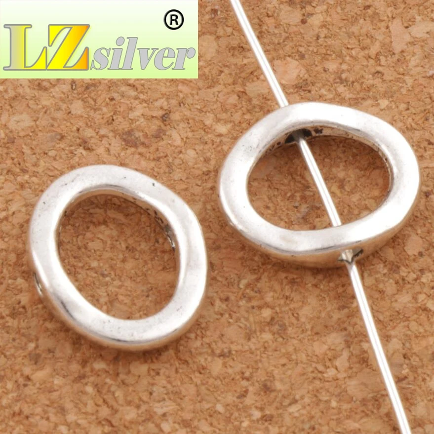 Open Oval Bead Frame Charms 15.1x12.8mm 200pcs zinc alloy Pendants Jewelry DIY L765