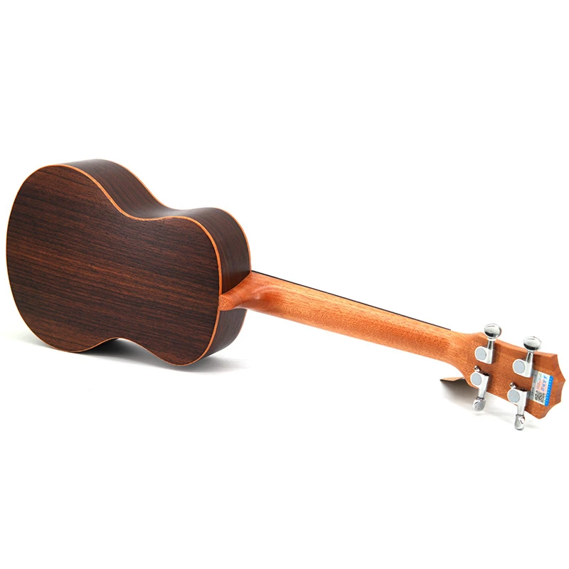 Концертная акустическая Гавайская гитара 23 / 26 дюймов Tenor Rosewood 4 струнная 15 лад