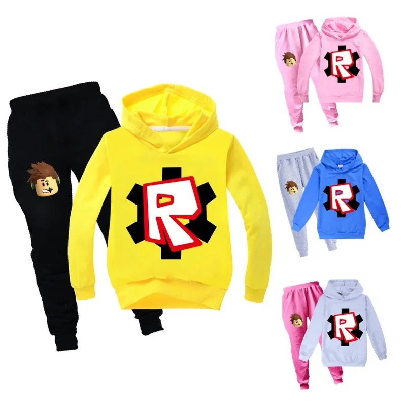 Худи Roblox 2020 детские толстовки модная детская футболка с капюшоном пальто для