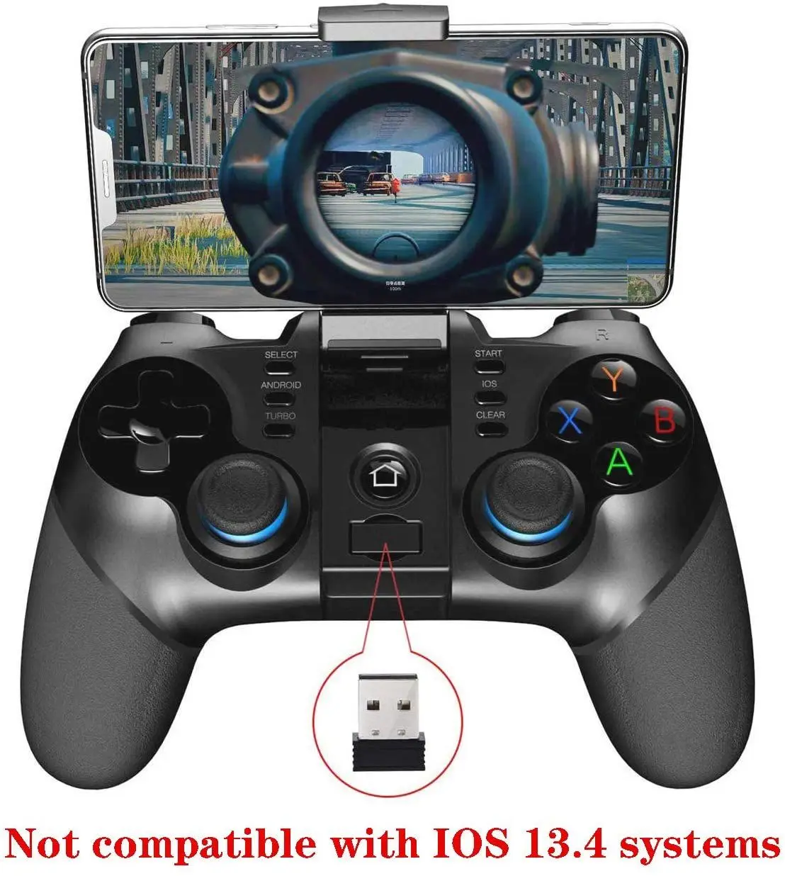 Геймпад IPEGA PG-9156 Беспроводной 4 0 + 2 4G триггер Pubg контроллер мобильный джойстик