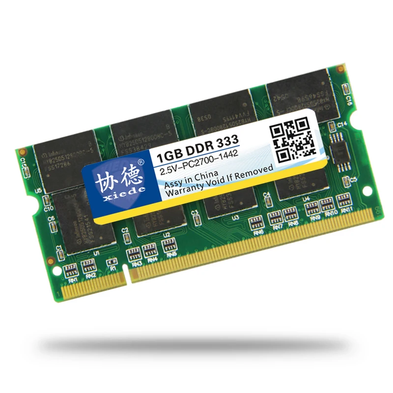 Память xiede для ноутбука ОЗУ DDR 400 МГц 333 266 1 ГБ 512 Мб память Sodimm совместимая с DDR1 Гб|ram